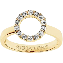 Sif Jakobs Biella Piccolo Ring - Gold/Transparent